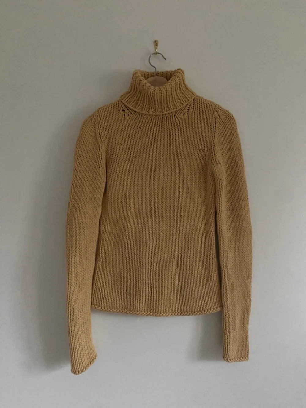 Authentic Céline Cotton Silk Knit Sweater Sunfaded Wheat | S - Picture 2 of 12
